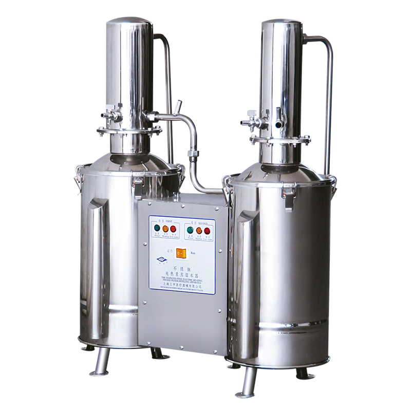 上海三申不銹鋼電熱雙重蒸餾水器 蒸餾水機(jī)DZ20C 20升/時(shí)
